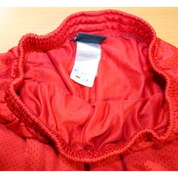 Boys Vintage Champion Mesh Shorts Kids Youth Medium Red Activewear Athletic Run - Picture 2 of 4